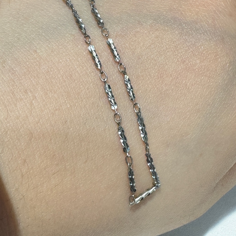 Silver necklace